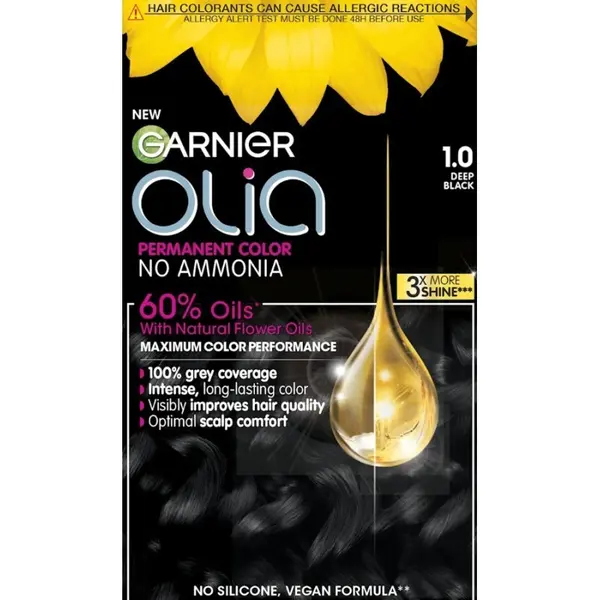 Garnier Olia Vopsea de păr Volum 1.0 Deep Black