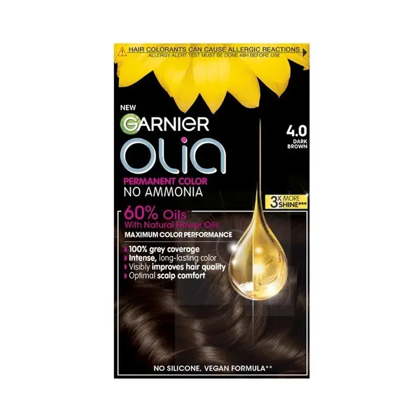 Garnier Olia Vopsea de păr Volum 4.0 Maro închis