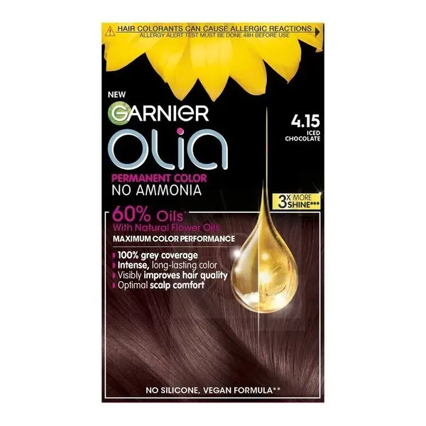 Garnier Olia Vopsea de păr Volum 4.15 Ciocolată înghețată