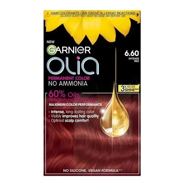 Garnier Olia Vopsea de păr Volum 6.60 Roșu Intens