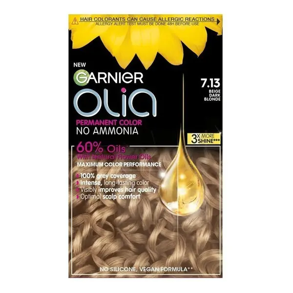 Garnier Olia Vopsea de păr Volum 7.13 Blond închis bej
