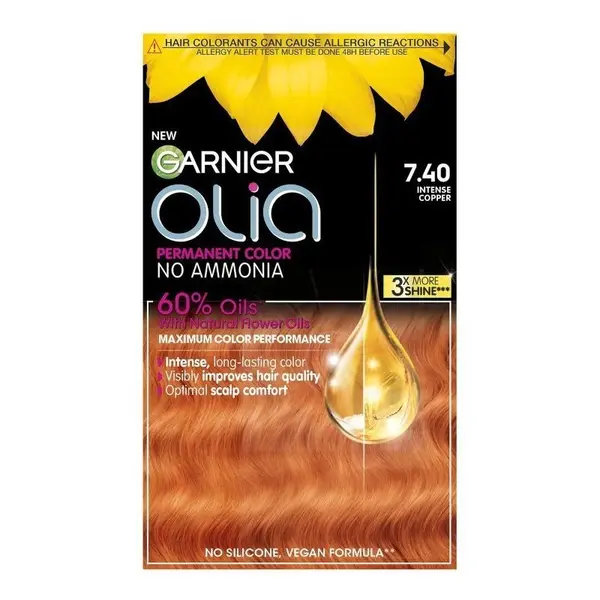 Garnier Olia Vopsea de păr Volum 7.40 Cupru intens