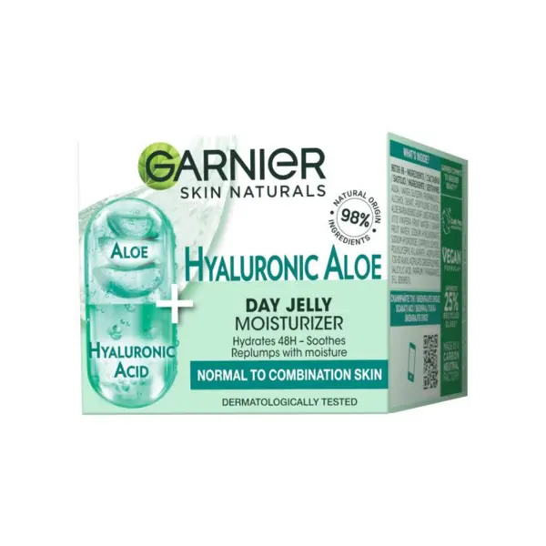 Garnier Skin Naturals Hyaluronic Aloe Gel hidratant de zi Volum 50 ml