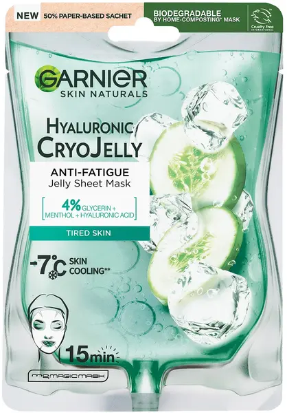 Garnier Skin Naturals Mască de față folie Cryo Jelly, 27 g