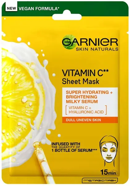 Garnier Skin Naturals Mască de față folie Vitamin C, 28 g