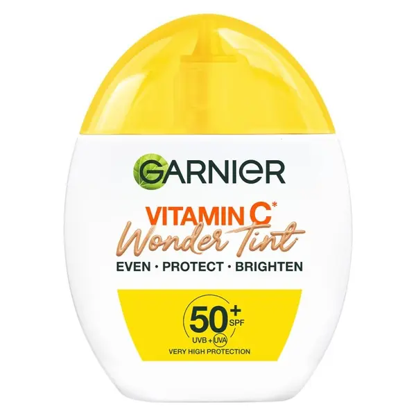 Garnier Skin Naturals Vitamin C Wonder Tint SPF 50+ Protecție solară de seară pentru ten Volum 40 ml Medium