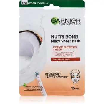 Garnier Textil Masks Nutri Bomb mască textilă nutritivă