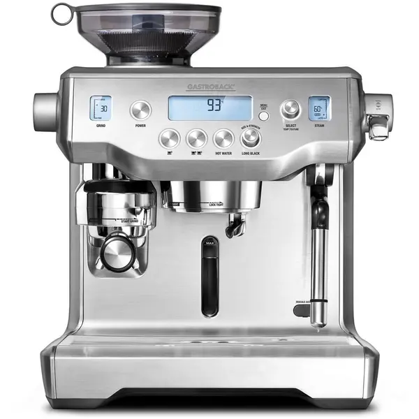 Gastroback Espressor Gastroback 42640, 15 bari, 1500W, 2.5L apa, 280g cafea, Argintiu