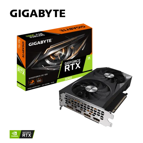GB GeForce RTX 3060 WINDFORCE OC 12G V2 GB GeForce RTX 3060 WINDFORCE OC 12G V2