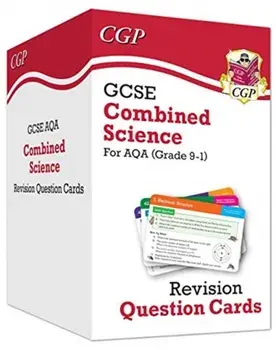 GCSE Combined Science AQA Revision Question Cards: All-in-one Biology, Chemistry & Physics, Hardback/CGP Books