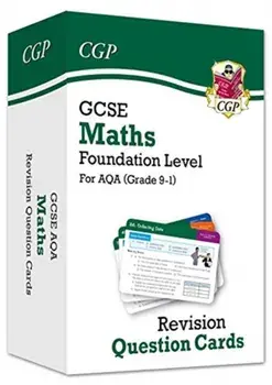 GCSE Maths AQA Revision Question Cards - Foundation, Hardback/CGP Books