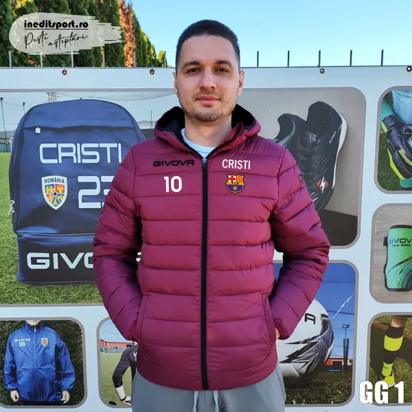 Geaca adulti si copii personalizabila GIVOVA GG1 Bordo, 2XS