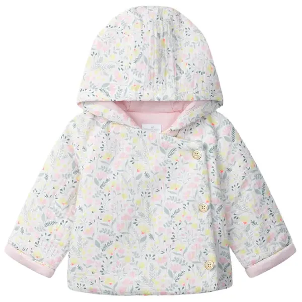 Geacă de bebeluși cu glugă Sergent Major - Cu motiv floral, 9 m