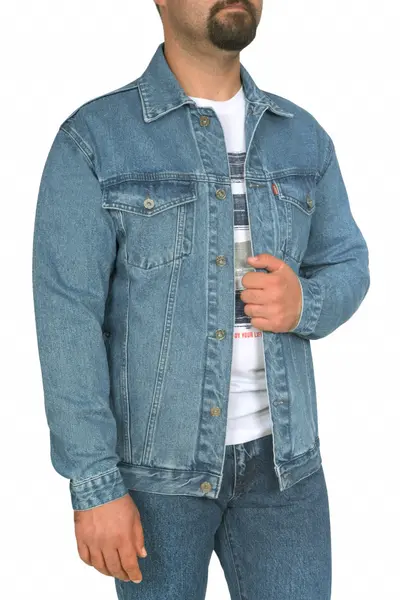 Geaca de blugi, Forza, albastru (Marime geaca: 2XL)