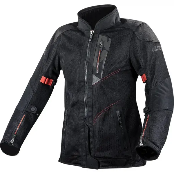 Geaca moto Lady LS2 Alba, culoare negru, marime XL