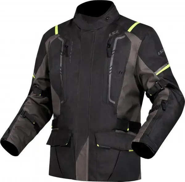 Geaca moto LS2 Narvik Man, culoare negru gri, marime XL