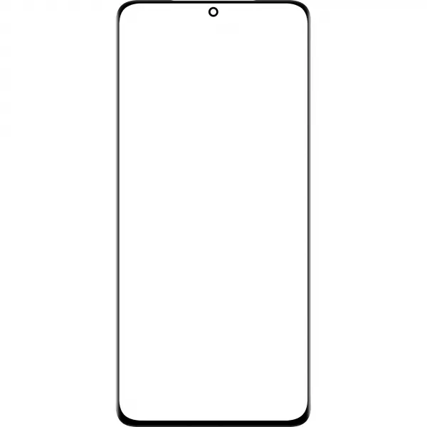 Geam Ecran + Edge Glue / OCA Forward Guard pentru Samsung Galaxy S21 Ultra 5G G998, Negru