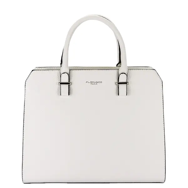 Geanta alba FloraCO Paris H6998 13