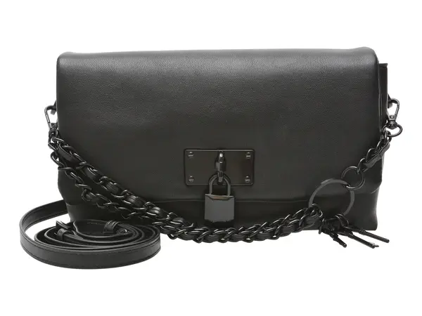 Geanta ALDO neagra, JACKIEBAG 008, din piele ecologica