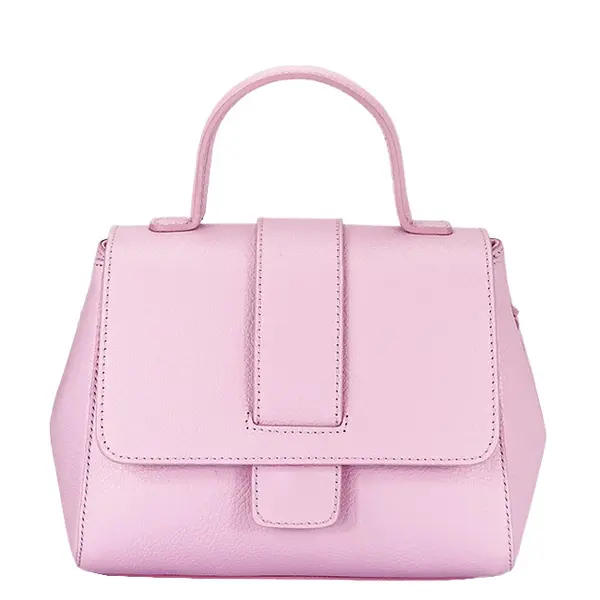 Geanta barbie roz din piele naturala 1047 123
