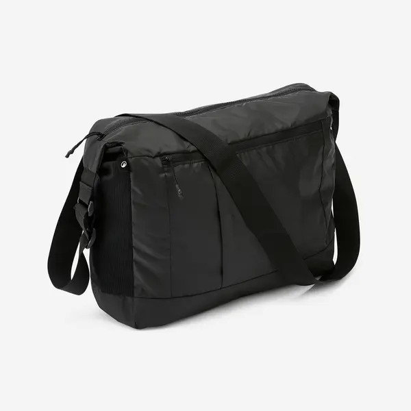 Geantă compactă Trekking Călătorie TRAVEL 15L Negru