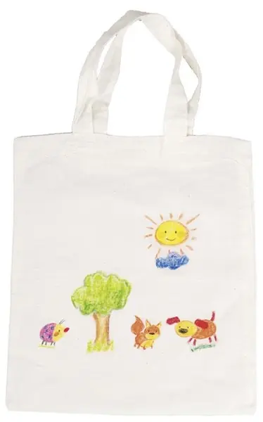 Geantă de desen din bumbac Goki - Mare, 38 х 42 cm