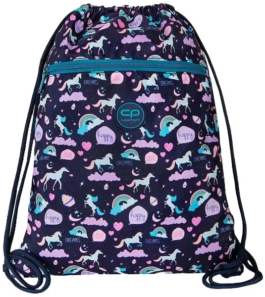 Geantă de sport Cool Pack Vert - Happy Unicorn