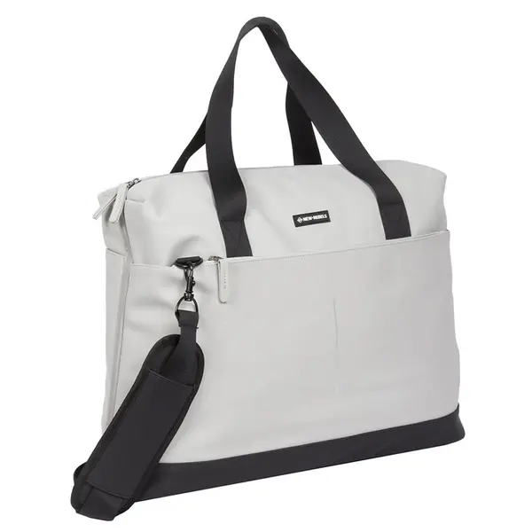 Geanta de umar Julan-Canton Big Shopper, 50x40x20 cm, Gri Deschis, New Rebels