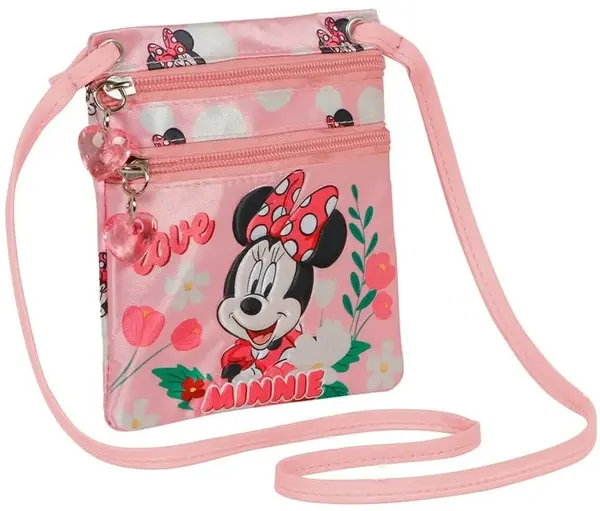 Geantă de umăr mică Karactermania Minnie - Garden