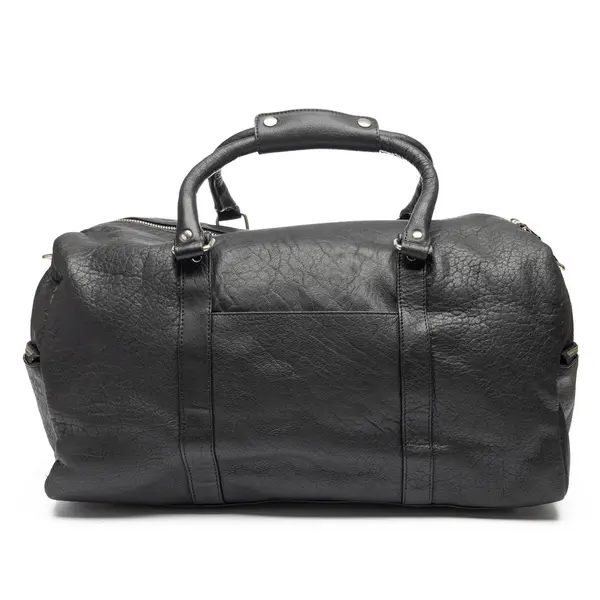 Geanta de voiaj/fitness din piele naturala negru Travel Bag