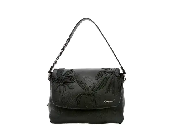 Geanta DESIGUAL neagra, SAKP31, din piele ecologica