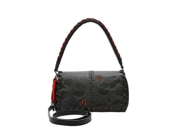 Geanta DESIGUAL neagra, SAXP85, din piele ecologica
