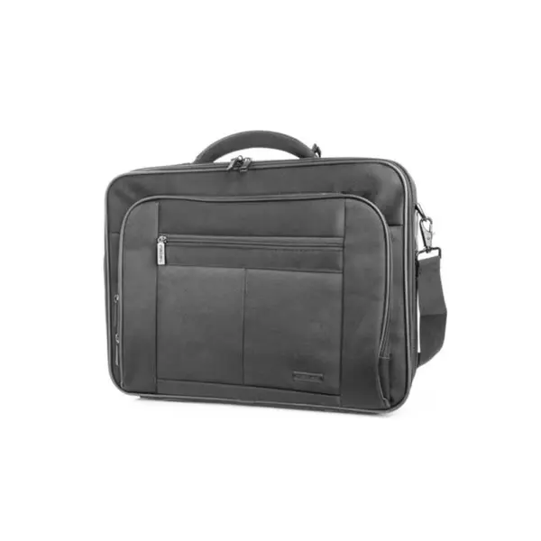 Geanta laptop Natec Boxer, compatibilitate dimensiune laptop 15.6"-16", 3 compartimente, material Nylon 1680D, negru