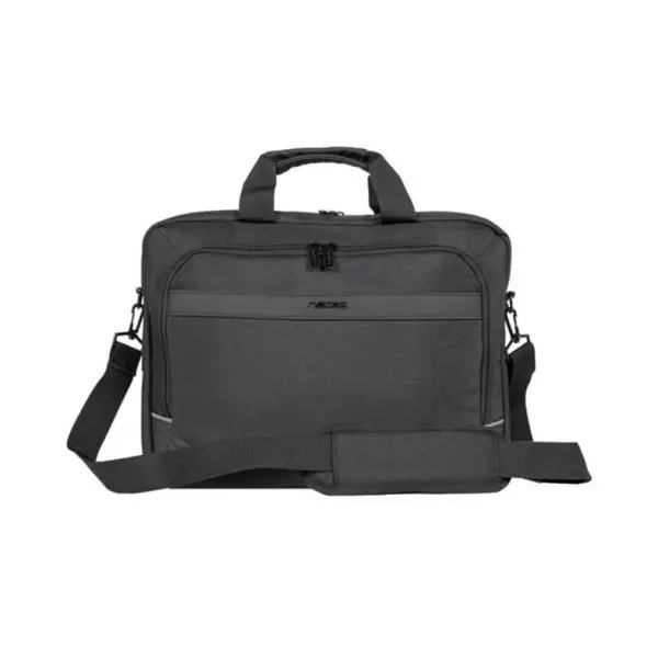 Geanta laptop Natec Kudu, compatibilitate dimensiune laptop 15.6", 2 compartimente, material Polyester 1680D, negru