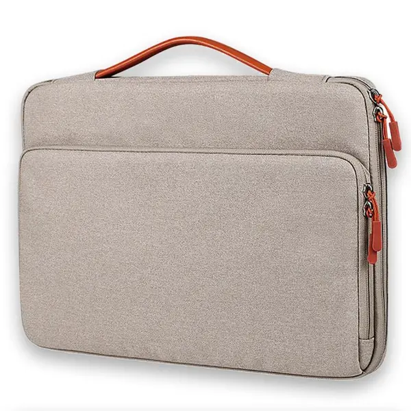 Geanta laptop portabila, 13'', 14'', 15'', 16'' inch, ultrabook, Bej - Default Title