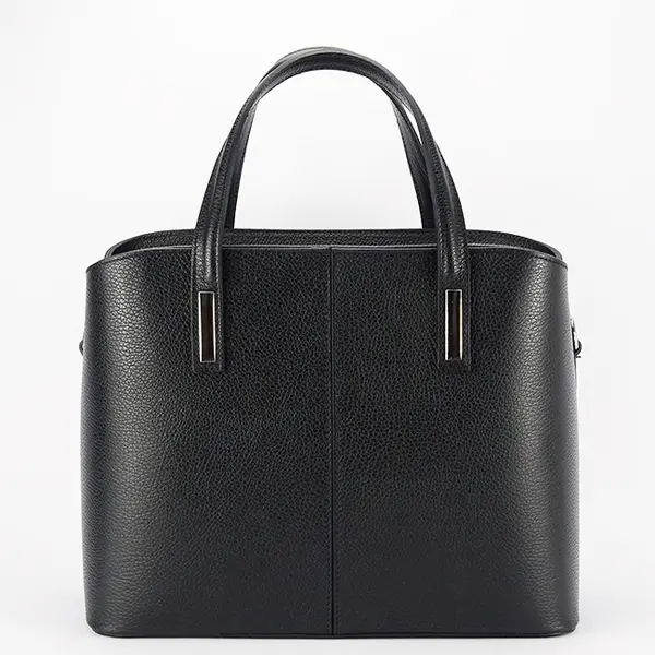 Geanta mare neagra din piele naturala 8922 130