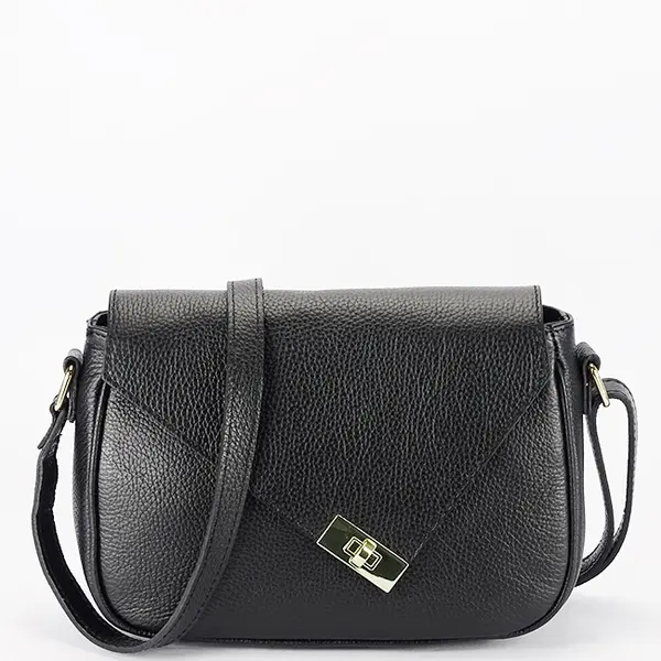 Geanta neagra din piele naturala 8911 128