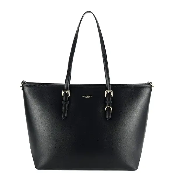 Geanta neagra FloraCo Paris de talie mare F1808 16