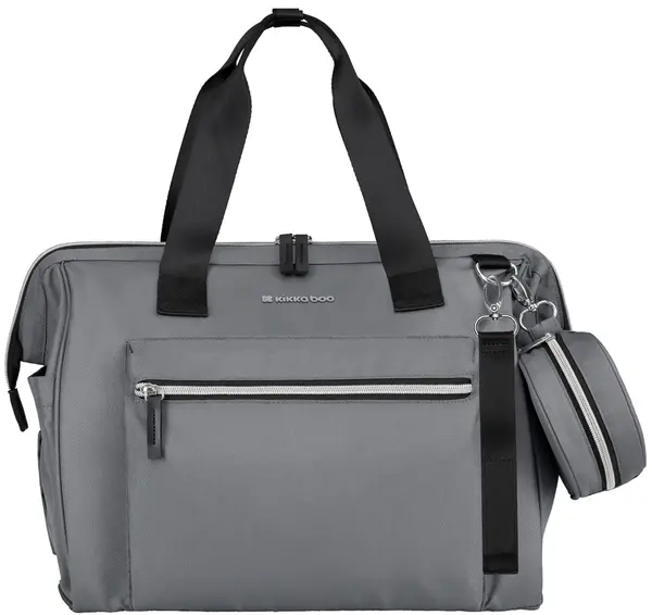 Geantă pentru accesorii pentru bebeluși KikkaBoo - Maxi, Grey