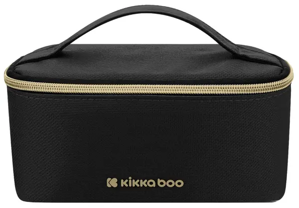 Geantă pentru alimente KikkaBoo - Foody, 19 x 10 x 7 cm, Black