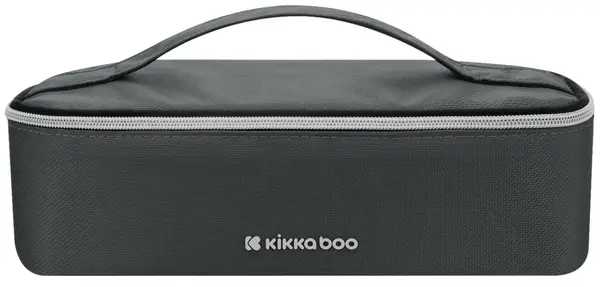 Geantă pentru alimente KikkaBoo - Foody, 28 x 10 x 8 cm, Dark Grey