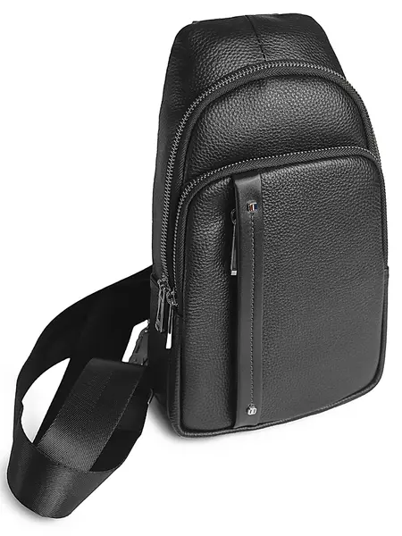 Geanta pentru barbati, 913, piele naturala, Neagra