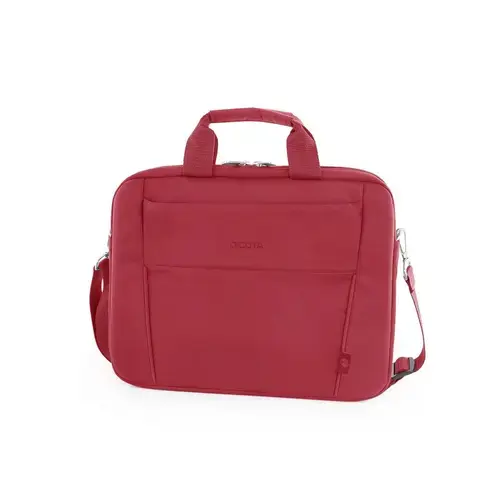 Geanta pentru laptop model Eco Slim Case, Dictota, Poliester reciclat, 13-14.1inch, Rosu