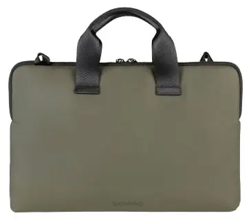 Geantă pentru laptop Tucano - Gommo Slim Brief, 15.6"/16", verde