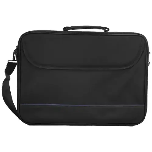 Geanta SPACER, pentru notebook de max. 17.3″, 1 compartiment, buzunar frontal, waterproof, nylon, Negru
