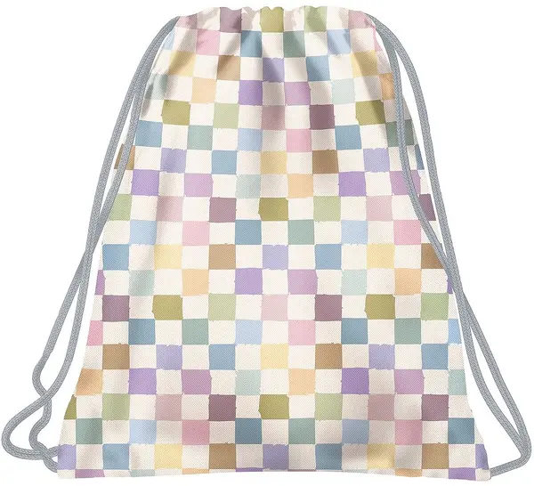 Geantă sport BackUp 8 A - Pastel Checkered