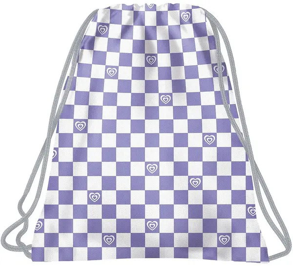 Geantă sport BackUp 8 A - Violet Checkerboard
