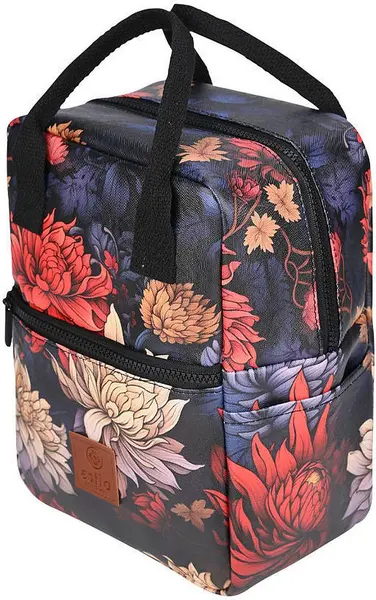 Geantă termică pentru alimente Estia Save the Aegean - Midnight Blossom, 7 l