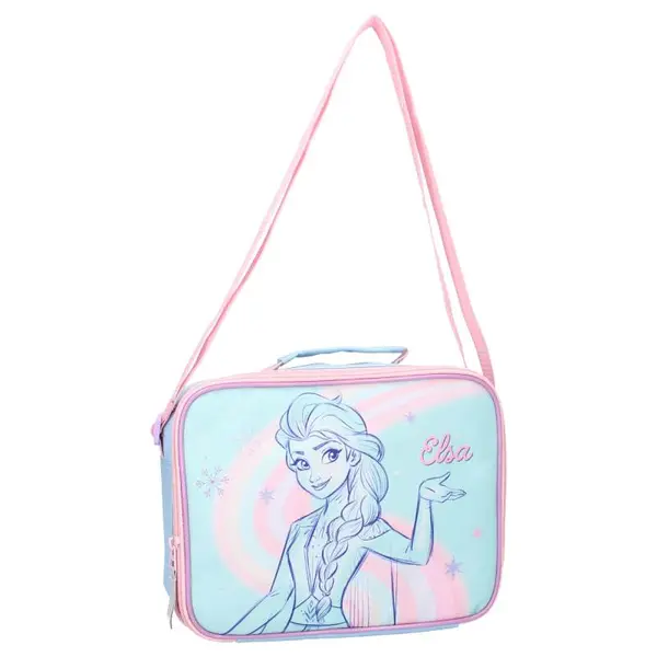 Geanta termica pentru gustari, 19x25x8 cm, multicolor, Frozen II Sparkle It Up Engros