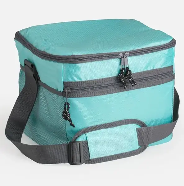 Geanta termica turcoaz 14L, 27x23x23 cm, pentru alimente si bauturi